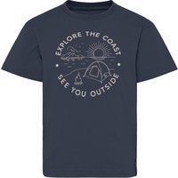 Didriksons Mynta, t-shirt, junior, navy