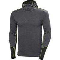 Helly Hansen Lifa Merino Midweight Hoodie, men, grey