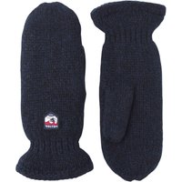 Hestra Basic Wool, mittens, blue