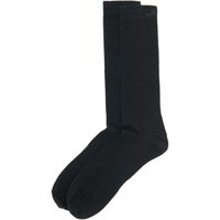 Lundhags Merino Liner Sock High, hiking socks, black