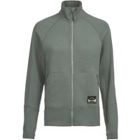 Lundhags Tived Merino Full Zip W, midlayer, black, green