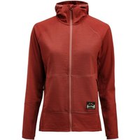 Lundhags Tived Merino Hoodie, midlayer, women, red