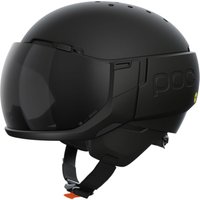 POC Levator MIPS, Ski helmet with visor, Uranium Black Matt
