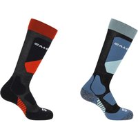 Salomon S/Access, ski socks, 2-pack, junior, black