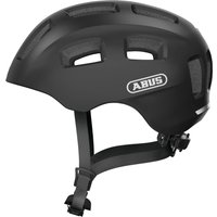 Abus Youn-I 2.0, casco da bici, junior, nero opaco