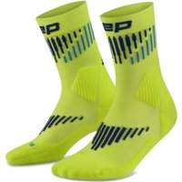 CEP Core Run Merino Socks Mid Cut 3.0, calze da running, uomo, giallo