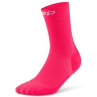 CEP Core Run Socks Mid Cut 5.0, calze da corsa, uomo, rosa