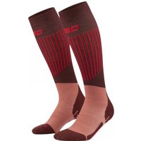 CEP Ski Ultralight Socks Tall 3.0, calze da sci, uomo, marrone