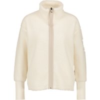 Didriksons Alexa, giacca in pile, donna, crema/bianco