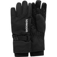 Didriksons Biggles 4, guanti da sci, bambini, nero