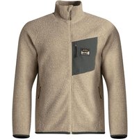 Lundhags Flok Wool Ms Pile, strato intermedio, uomo, beige