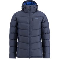 Lundhags Fulu Down Hooded Jacket, giacca in piuma, uomo, blu