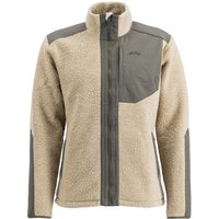 Lundhags Saruk Wool Pile Mid Full Zip, strato intermedio, uomo, beige