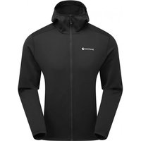Montane Fury Lite Hoodie, felpa in pile, uomo, nero