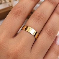 Aliança de moeda antiga avulsa modelo R1 4mm