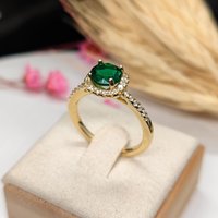 Anel de Formatura Premium Mod. Elizabeth (Escolha a Cor da Pedra Maior)