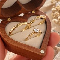Conjunto Alianças de moeda antiga Mod Enrrolado 3mm + Anel laurel