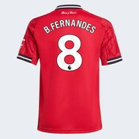 Camisa Adidas Manchester United Home 2026 Juvenil 8 B. Fernandes