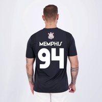 Camisa Corinthians Memphis 94 Fitness Preta