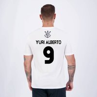 Camisa Corinthians Yuri Alberto 9 Fitness Branca