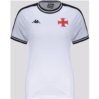 Camisa Kappa Vasco Feminina Branca e Preta