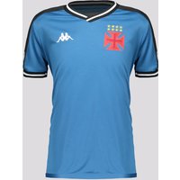 Camisa Kappa Vasco Goleiro 2024 Azul Infantil