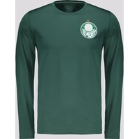 Camisa Palmeiras Brave II UV Manga Longa Infantil Verde
