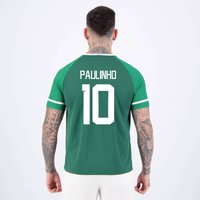 Camisa Palmeiras Verdão Escudo Verde 10 Paulinho