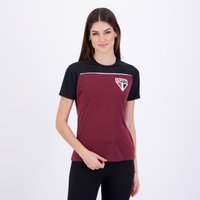 Camisa São Paulo Enlaçar Feminina Bordô