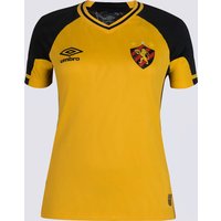 Camisa Umbro Sport Recife II 2025 Feminina Jogadora Amarela