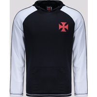 Camisa Vasco Laçado Manga Longa Preta
