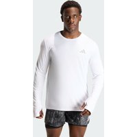 Camiseta Adidas Run Ess Manga Longa Branca