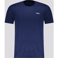 Camiseta Fila Basic Sports II Marinho e Prata