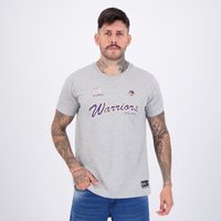 Camiseta NBA Golden State Warriors Cursive Cinza