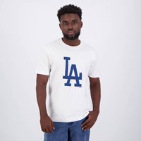 Camiseta New Era MLB Los Angeles Dodgers Essentials Branca e Azul