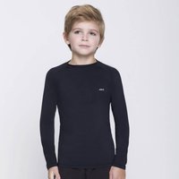 Camiseta Selene Manga Longa Proteção UV50+ Juvenil Preta