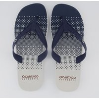 Chinelo Cartago Atlanta II Cinza e Azul