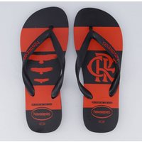 Chinelo Havaianas Flamengo Preto e Vermelho