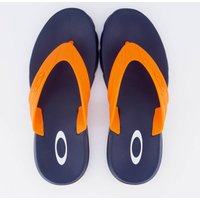 Chinelo Oakley Raptor Preto e Laranja