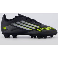 Chuteira Adidas F50 Club FG/MG Campo Juvenil Preta