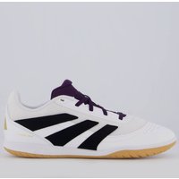 Chuteira Adidas Predator Club Futsal Branca e Preta
