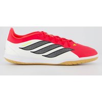 Chuteira Adidas Predator Club Futsal Branca e Vermelha