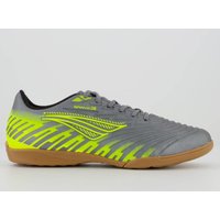 Chuteira Penalty Bravo Y-3.0 Futsal Cinza e Amarela