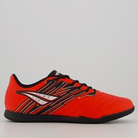 Chuteira Penalty Furia Y-4 Futsal Vermelha e Preta