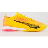 Chuteira Puma Ultra Match IT BDP Futsal Laranja Neon