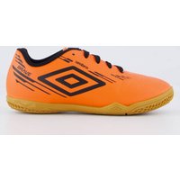 Chuteira Umbro Brave Futsal Juvenil Laranja