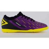 Chuteira Umbro Domain Futsal Juvenil Roxa e Preta