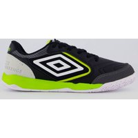 Chuteira Umbro Pro Challenge Uptake Futsal Preta e Verde