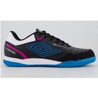 Chuteira Umbro X-Comfort Futsal Preta e Azul