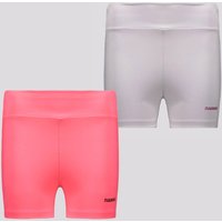 Conjunto Bermuda e Short Rainha UV 50+ Feminina Cinza e Rosa